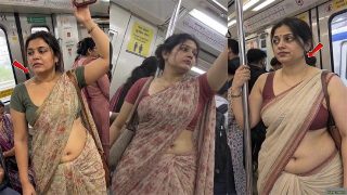 Drawing Stranger Aunty Impress In Metro – Porn Video Indian