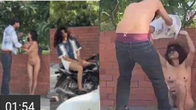 Outdoor Intense Nude Sex – Bihari Blowjob Video